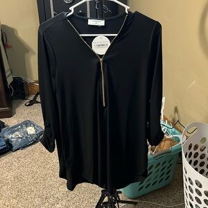 Zenana Blouse Black Medium